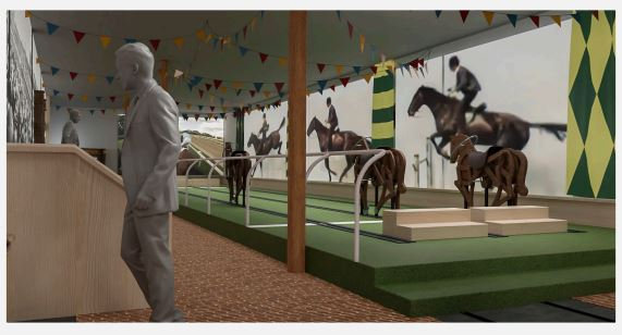 Fenékpuszta interactive horse racing exhibition