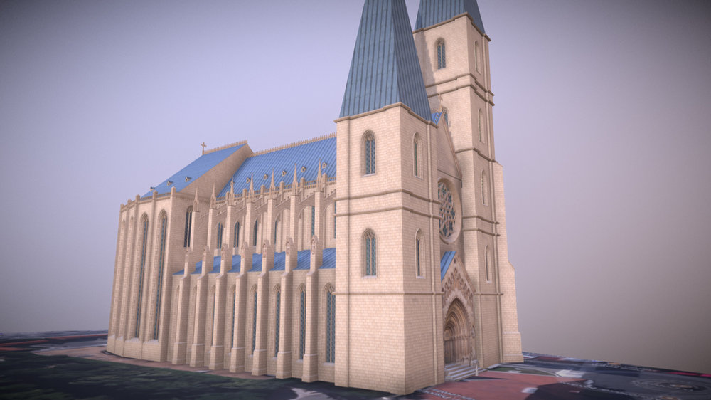 Basilica 3D virtual reconstruction of the Székesfehérvár basilica